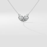 The Duo Heart Necklace