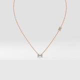 Accented Solitaire Necklace