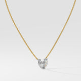 Marquise Heart Duo Necklace