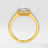 2 ct Emra Solitaire Halo Diamond Ring