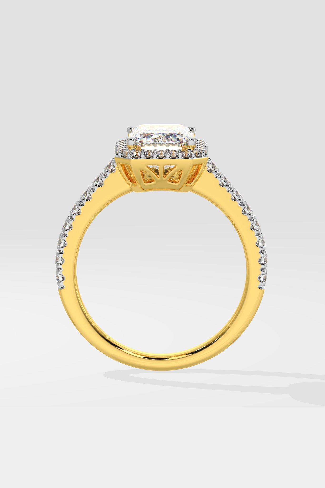 Emra Solitaire Halo Ring - House Of Quadri