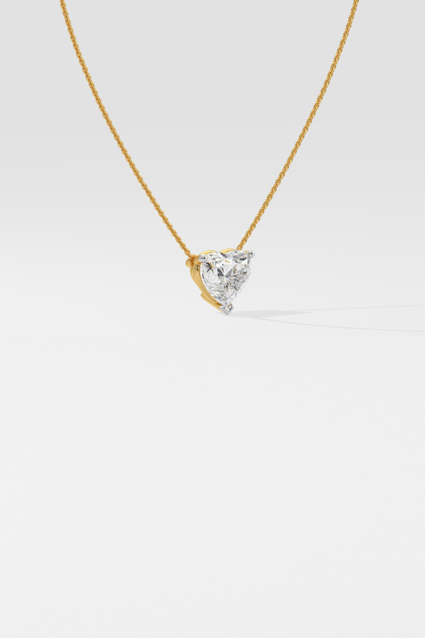 1 ct Heart Necklace - House Of Quadri