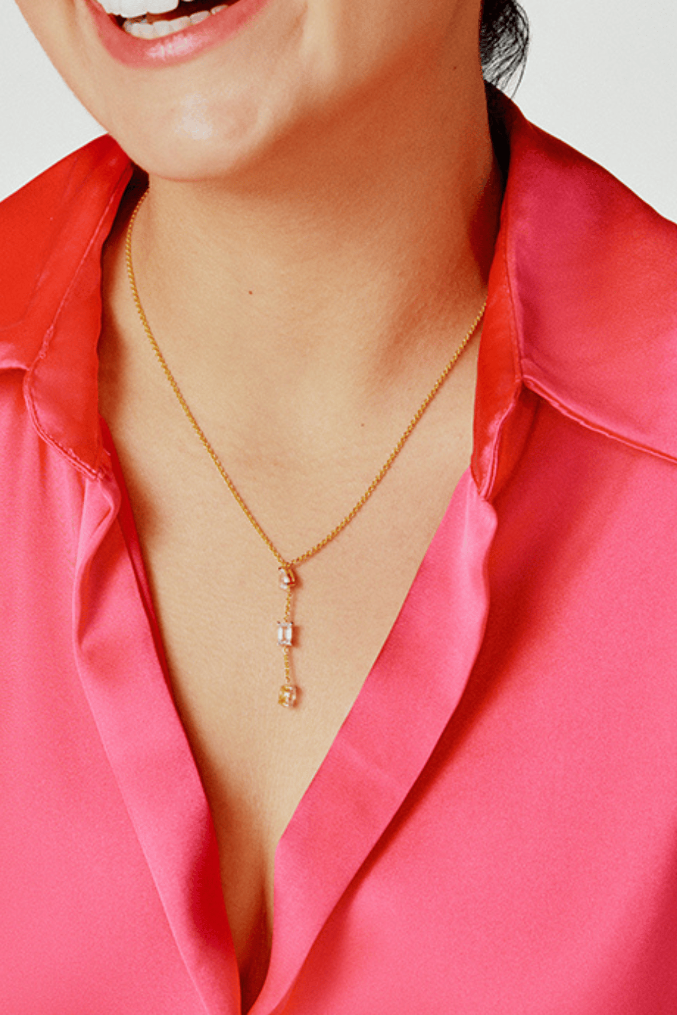 Beyond Trio Drop Necklace - House Of Quadri