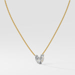 T-Shirt Marquise Heart Duo Necklace - House Of Quadri