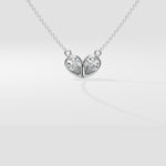 The Duo Heart Necklace - House Of Quadri