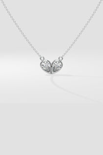 The Duo Heart Necklace - House Of Quadri