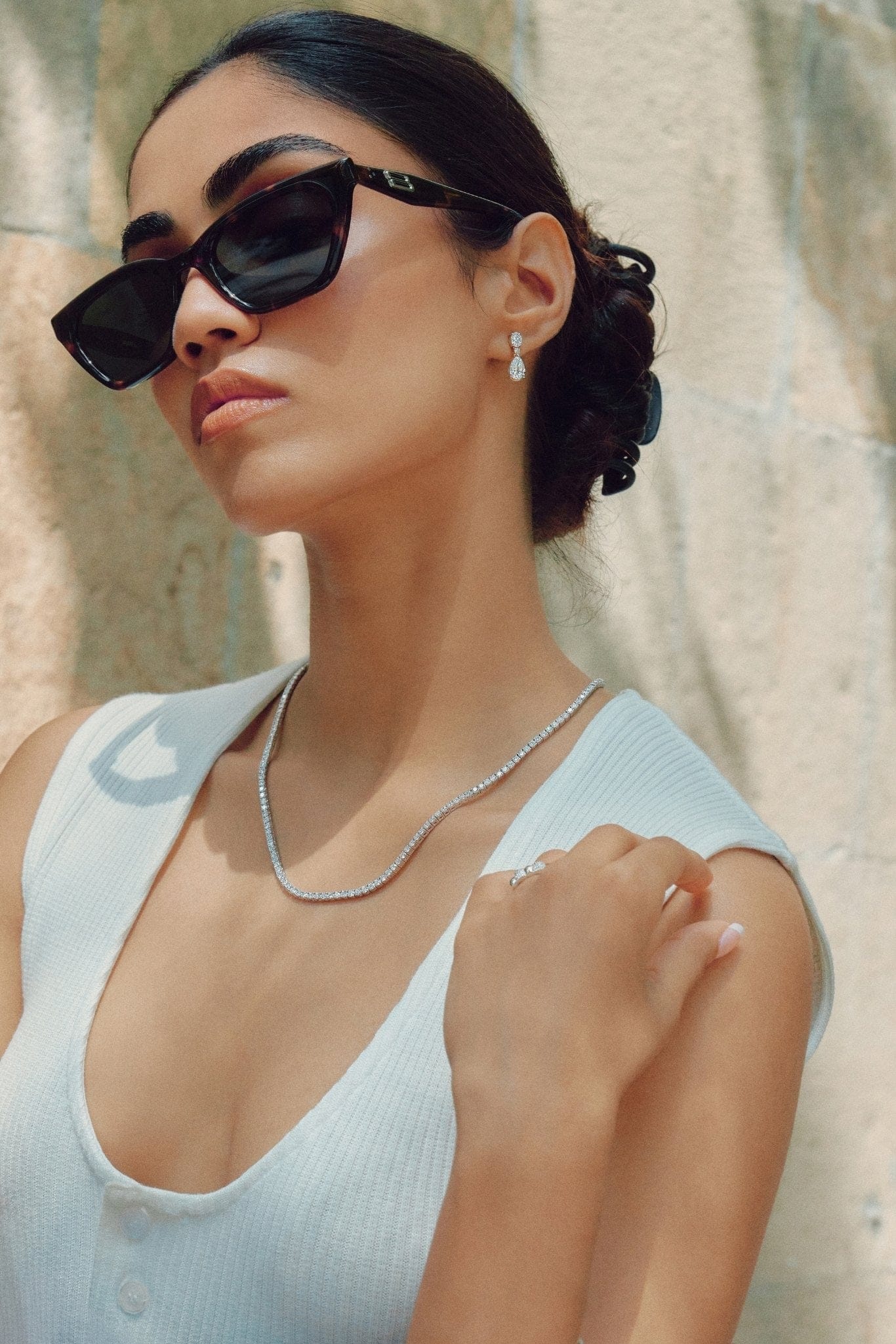 Lab Grown Diamond Drop Earrings