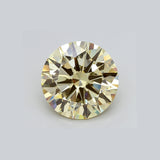 10 Ct Round Cut (Fancy Yellow) VVS 2
