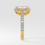 Emra Solitaire Halo Ring - House Of Quadri