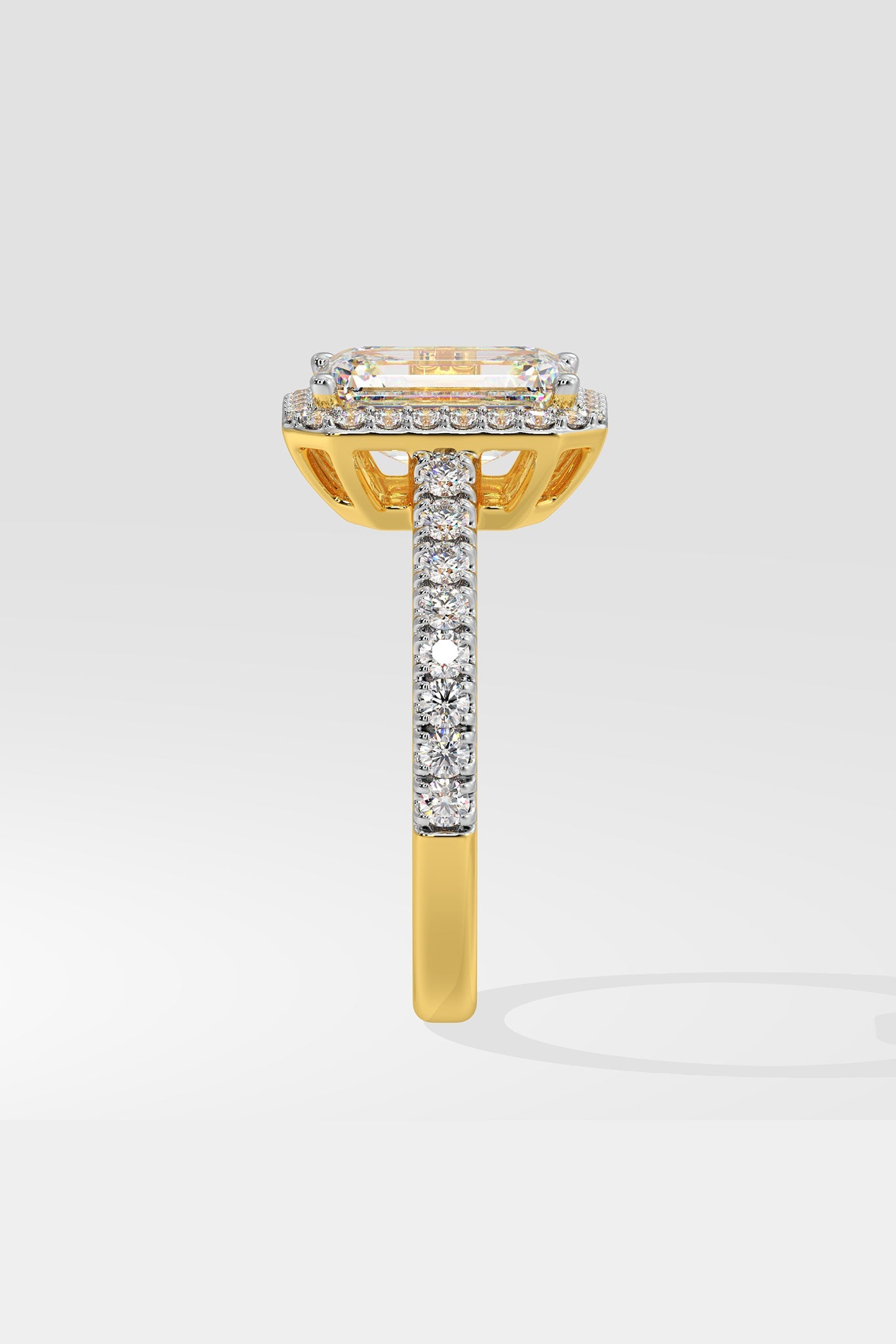 Emra Solitaire Halo Ring - House Of Quadri