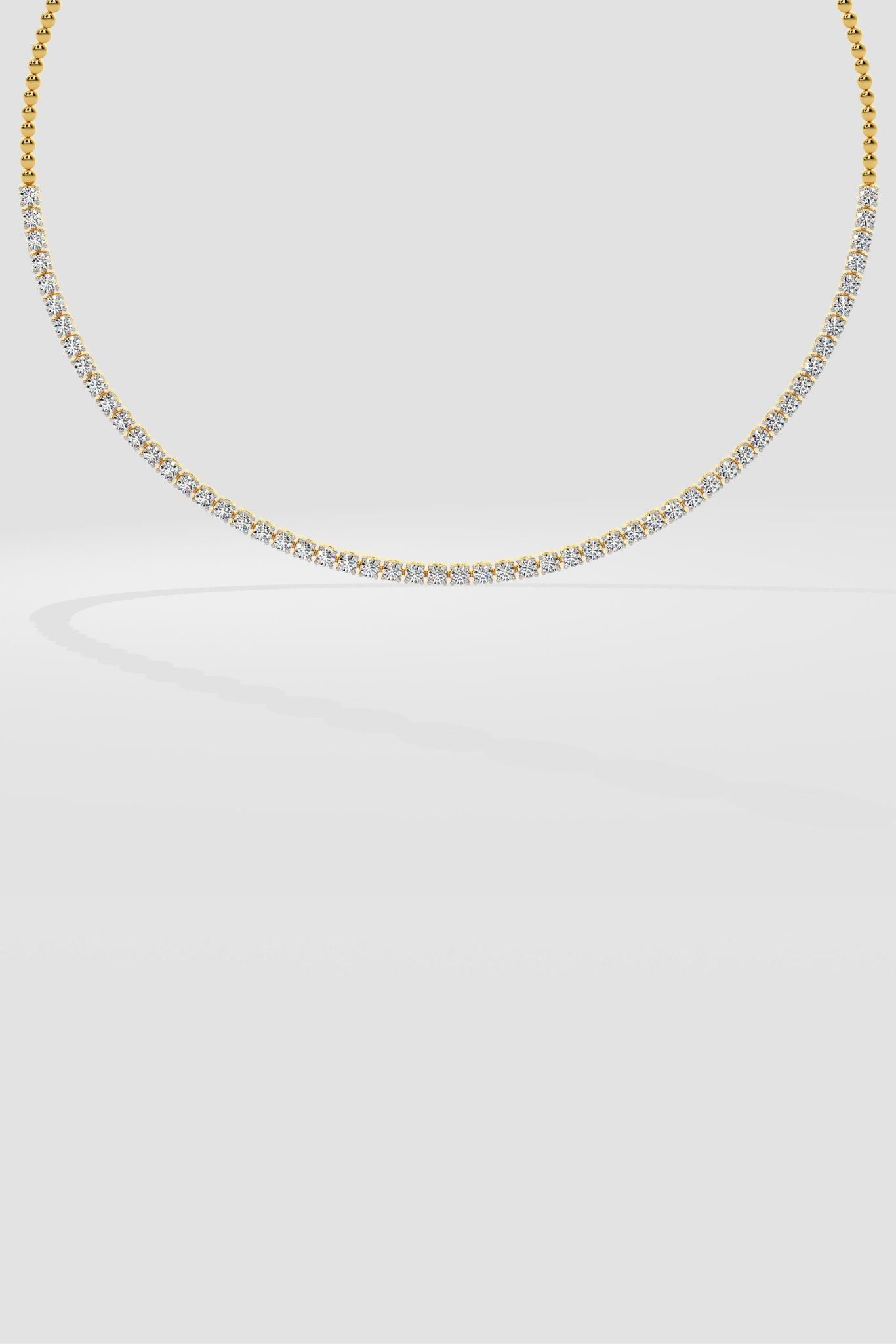 0.10 Pointer Tennis Necklace - House Of Quadri