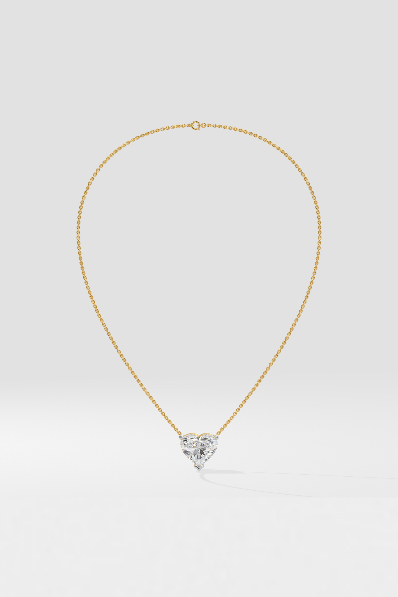 1 ct Heart Necklace - House Of Quadri