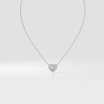 T-Shirt Solitaire Heart Necklace - House Of Quadri