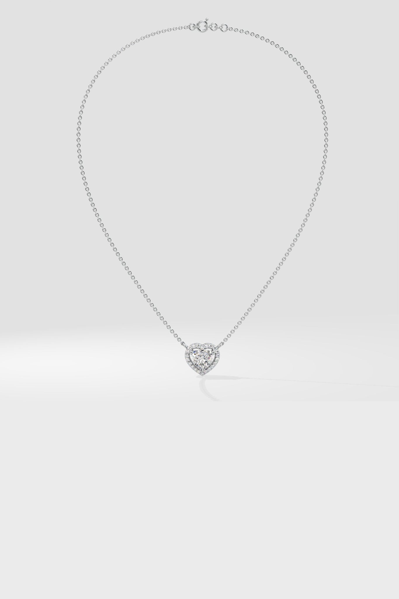 T-Shirt Solitaire Heart Necklace - House Of Quadri