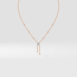 Stellar Solitaire Drop Necklace - House Of Quadri