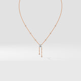 Stellar Solitaire Drop Necklace - House Of Quadri