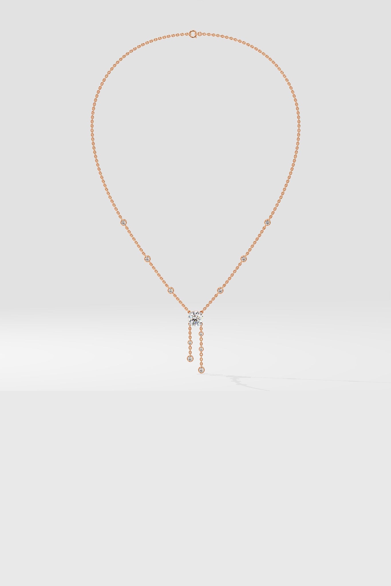 Stellar Solitaire Drop Necklace - House Of Quadri