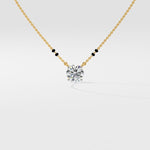 1 ct Solitaire Mangalsutra - House Of Quadri