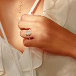 2 ct Oval Askew Solitaire Ring - House Of Quadri