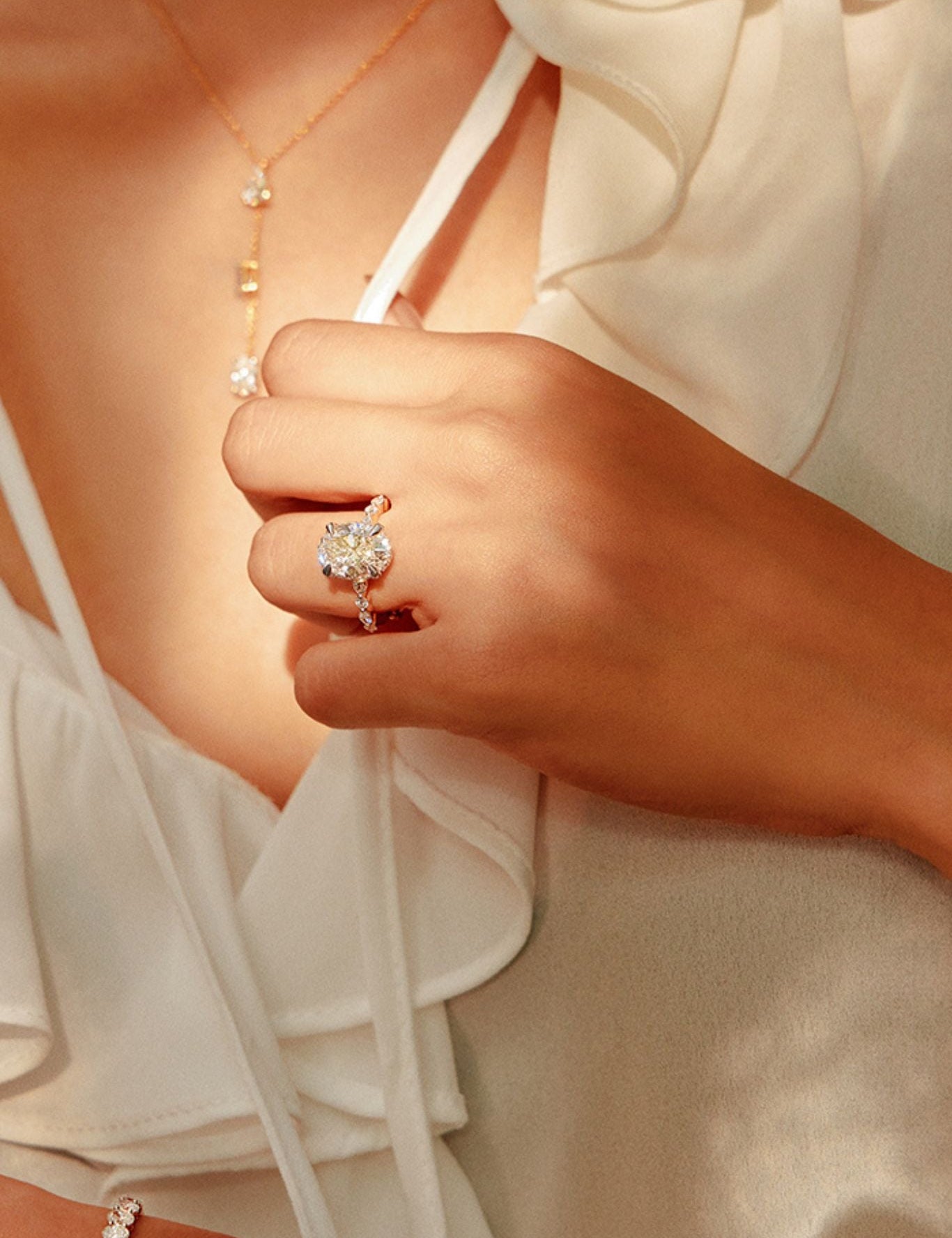 2 ct Oval Askew Solitaire Ring - House Of Quadri