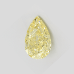 5.14 Ct Pear Modified Billiant Cut (Fancy Yellow) VVS2 - House of Quadri