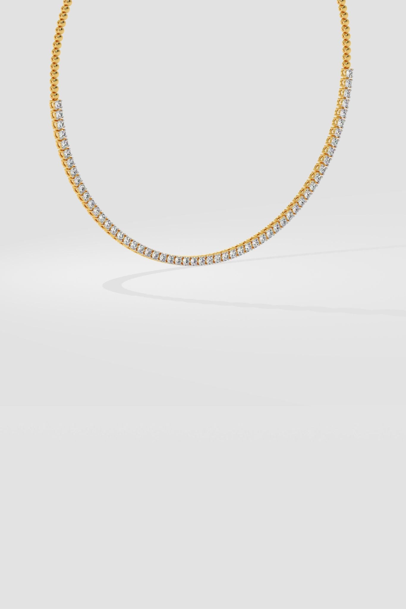 0.10 Pointer Tennis Necklace - House Of Quadri