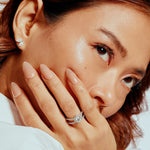 T-Shirt Marquise Duo Studs - House Of Quadri