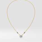 1 ct Solitaire Mangalsutra - House Of Quadri