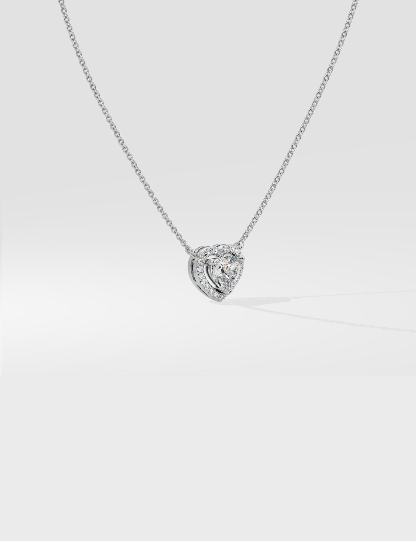T-Shirt Solitaire Heart Necklace - House Of Quadri