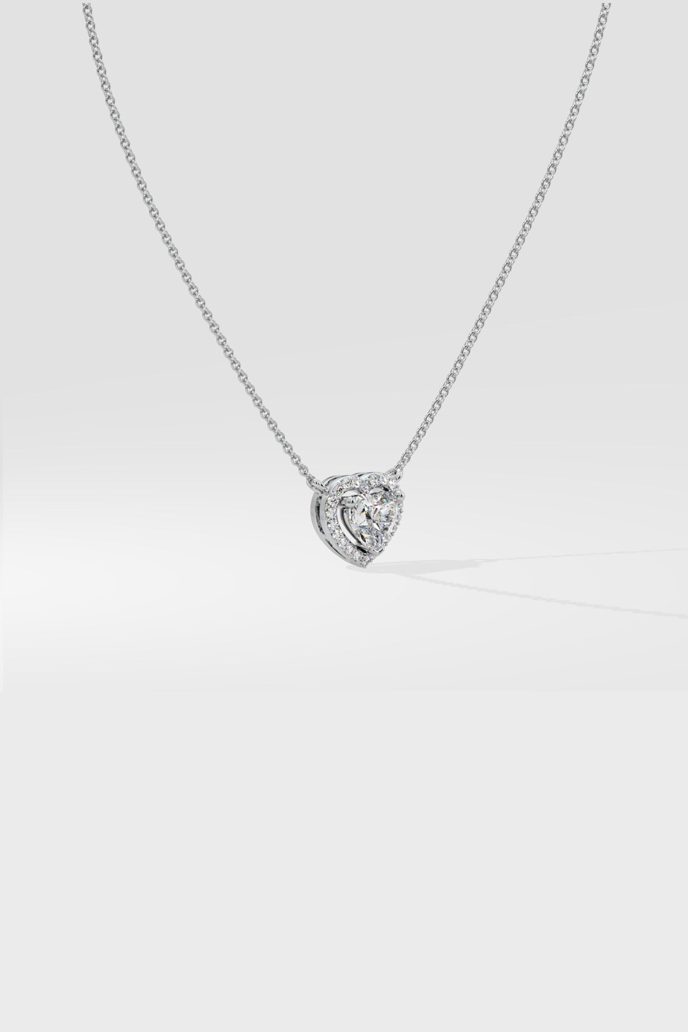 T-Shirt Solitaire Heart Necklace - House Of Quadri