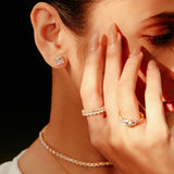 Oval Eternity Diamond Band