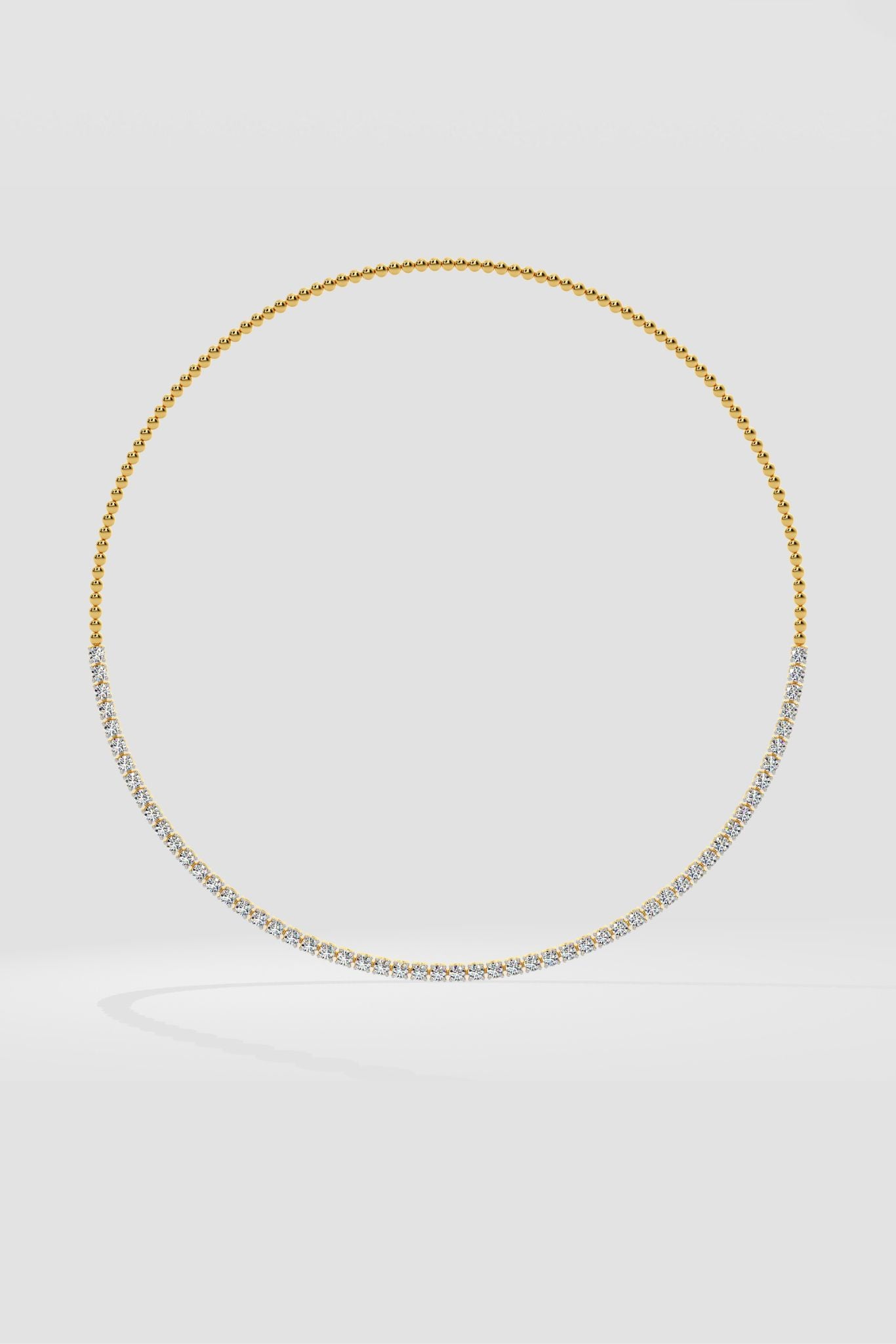0.10 Pointer Tennis Necklace - House Of Quadri