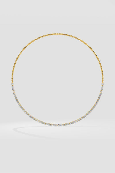 0.10 Pointer Tennis Necklace - House Of Quadri