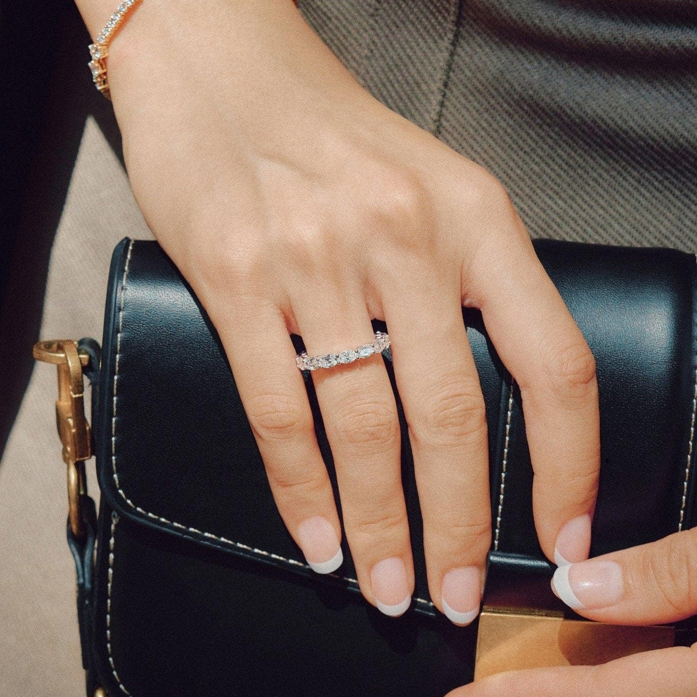 Oval East-West Diamond Eternity - House of Quadri