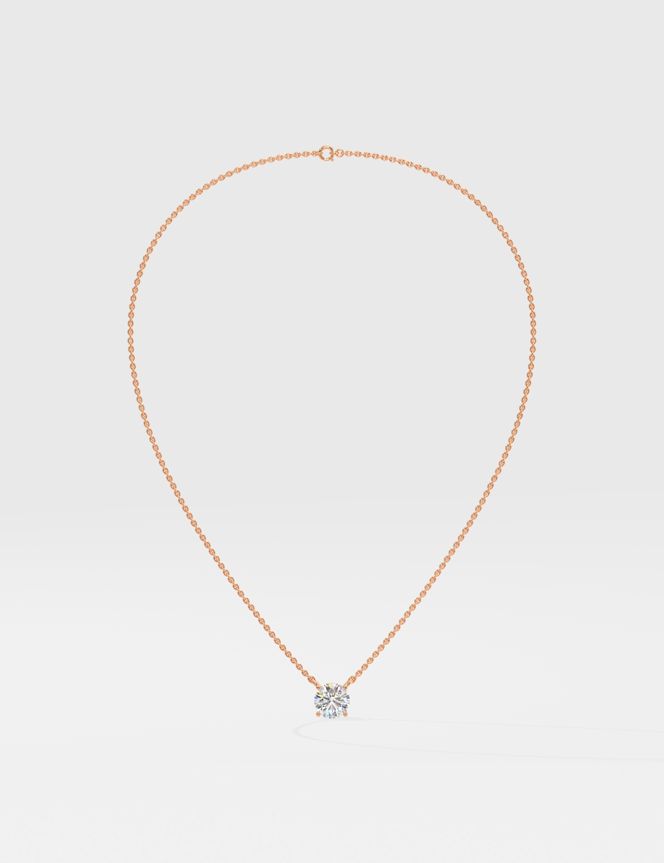 Stellar 1 CT solitaire necklace - House Of Quadri