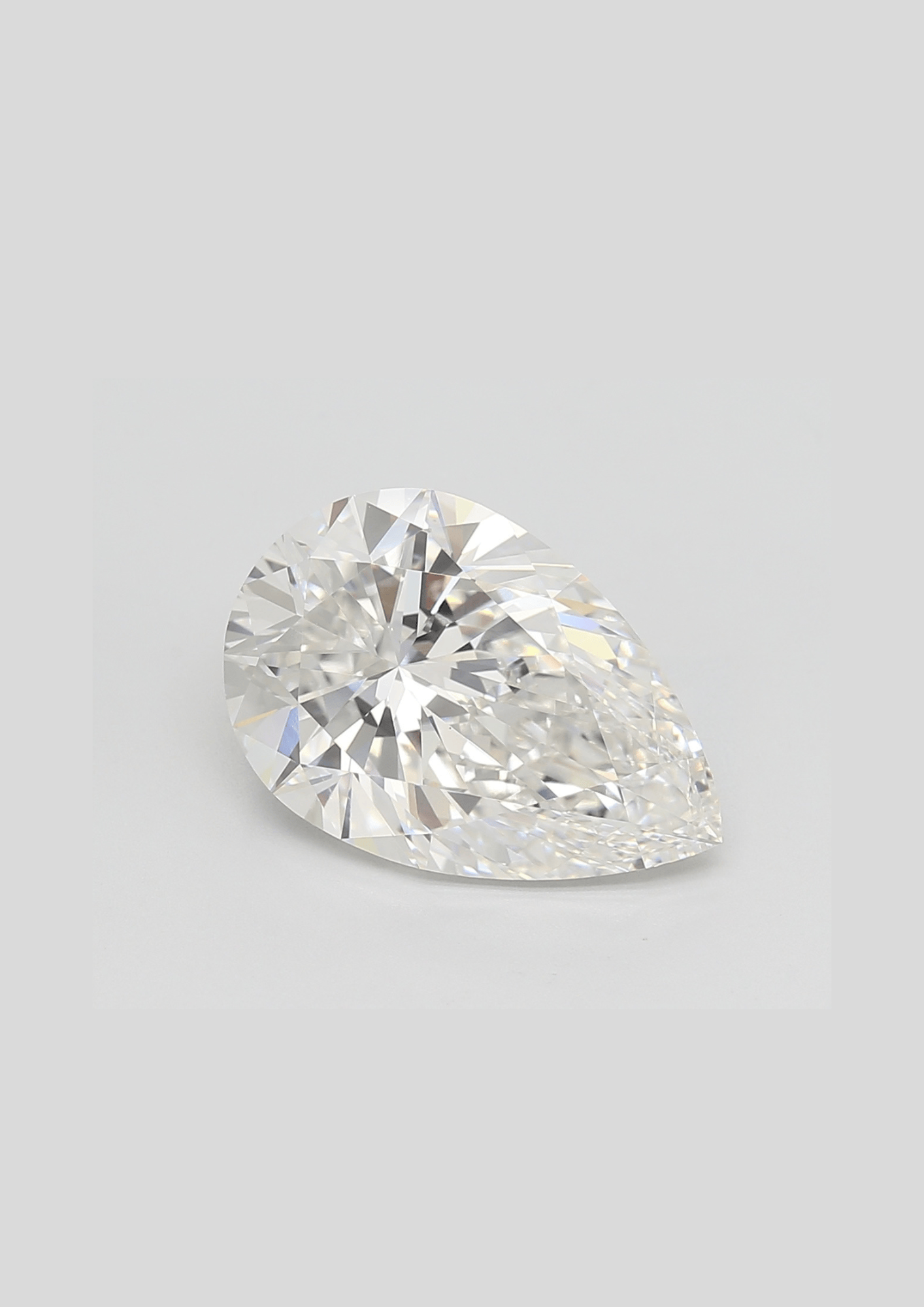 8.43 Ct Pear Cut F VS1 - House of Quadri