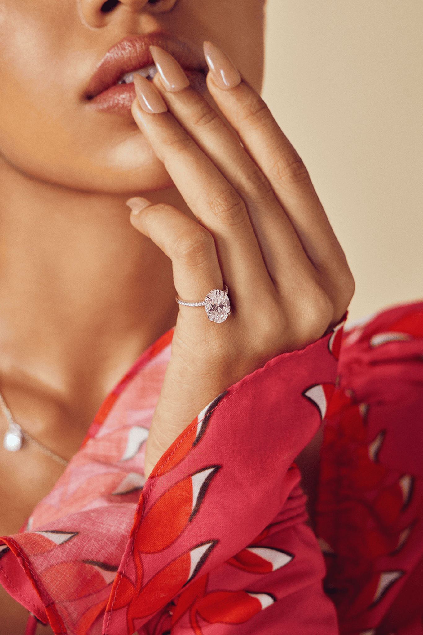 ct Oval Solitaire Ring