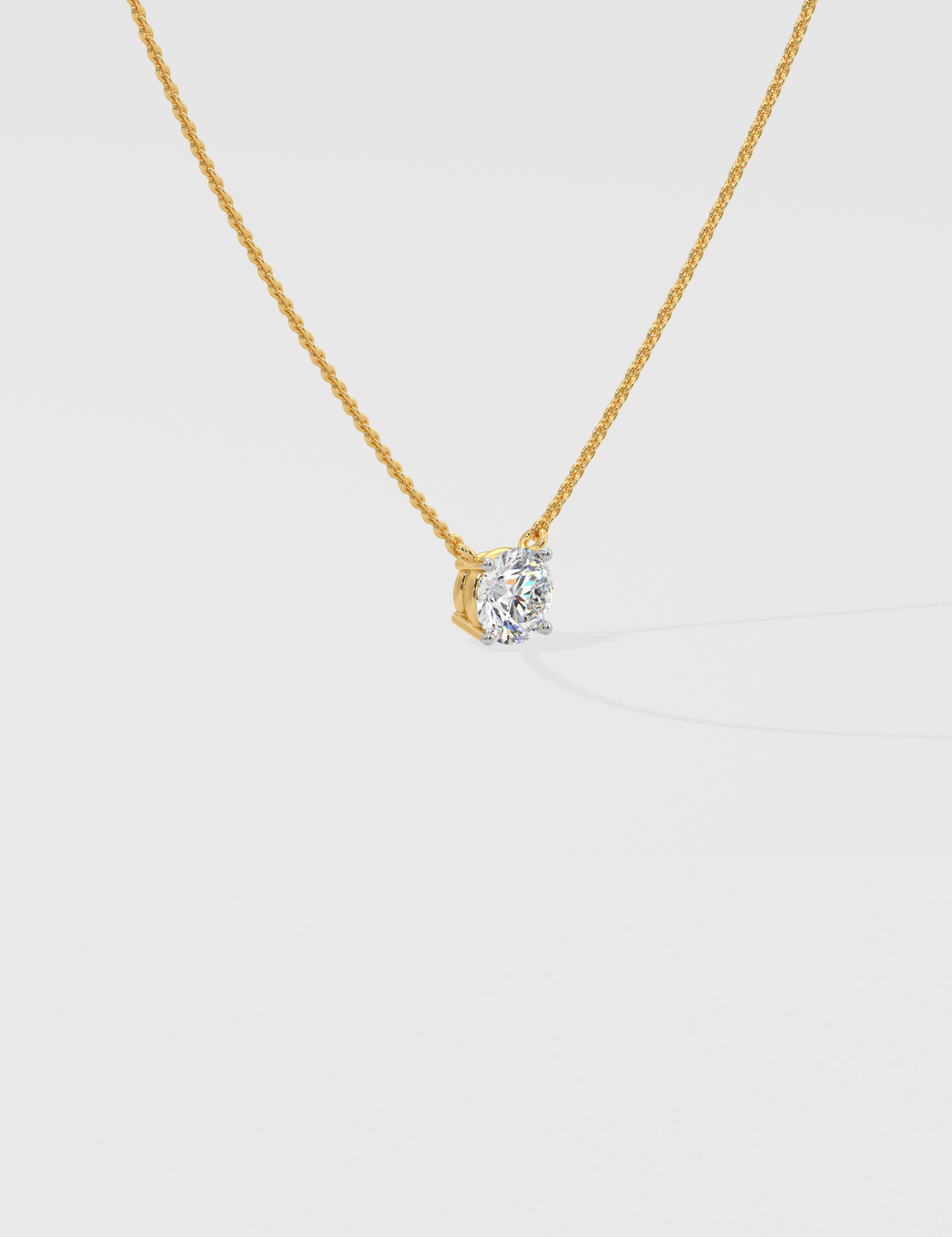 Stellar 2 ct Solitaire Necklace - House Of Quadri
