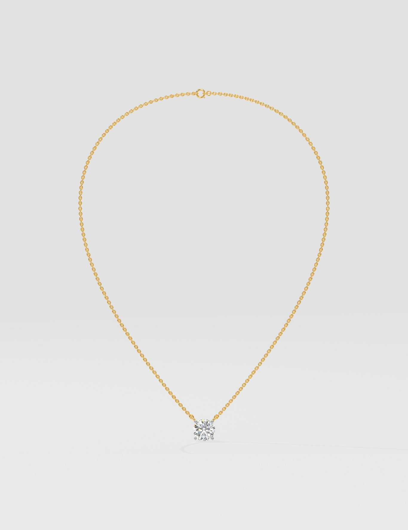 Stellar 2 ct Solitaire Necklace - House Of Quadri