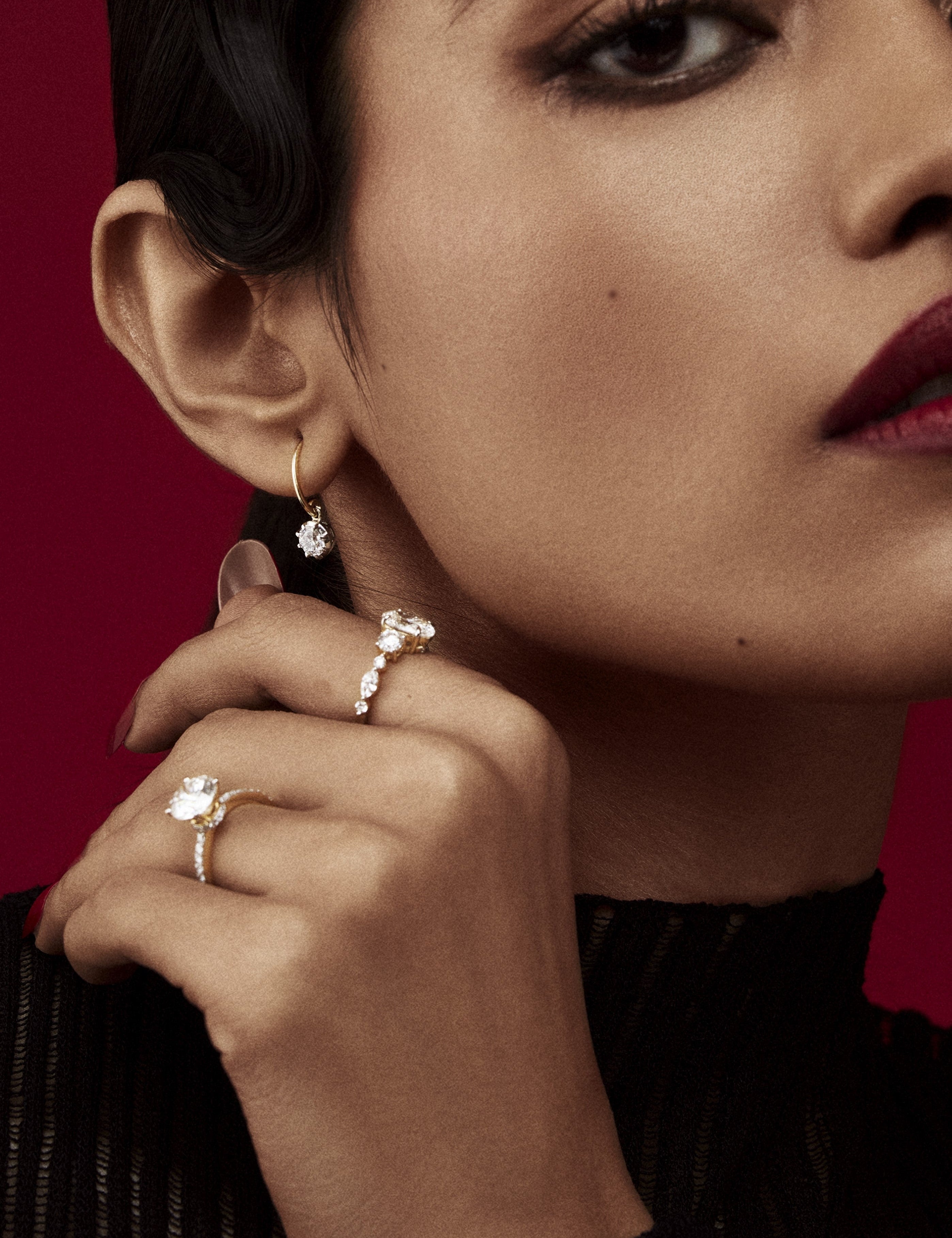 2 ct Secret Halo Ring - House Of Quadri