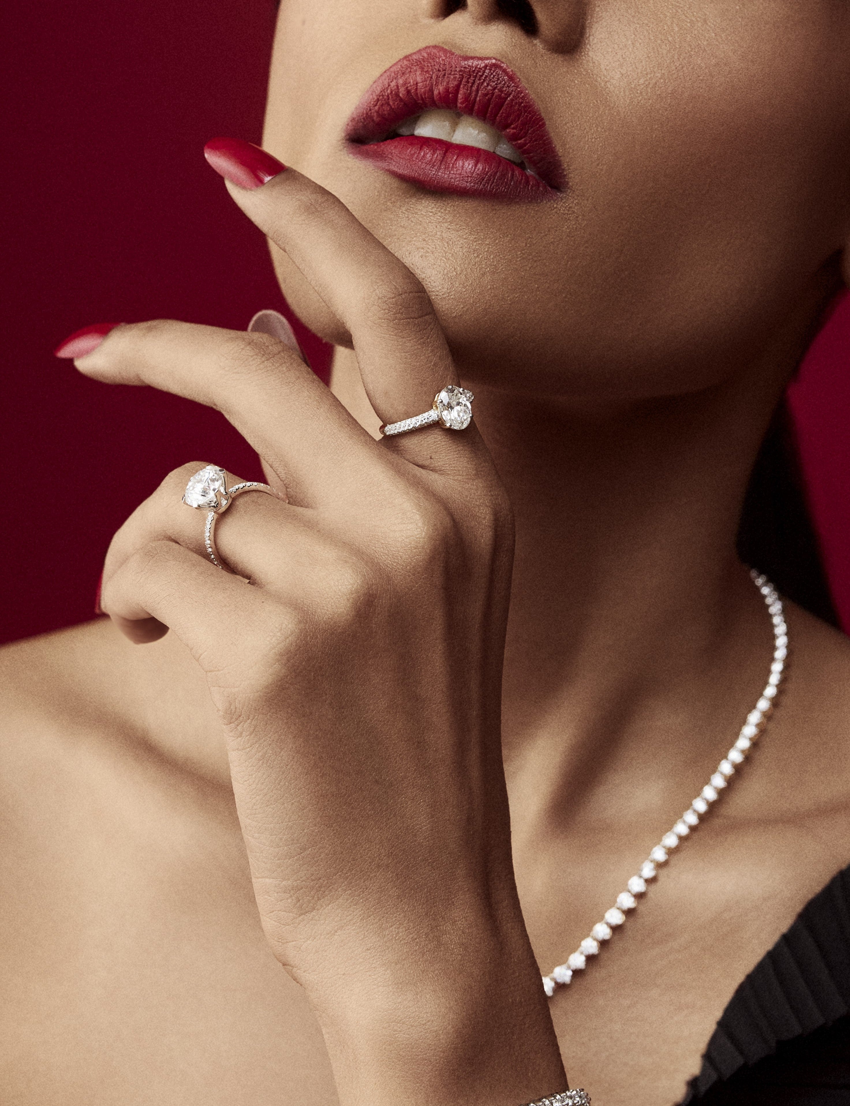 2 ct Oval Dome Pave Ring - House Of Quadri