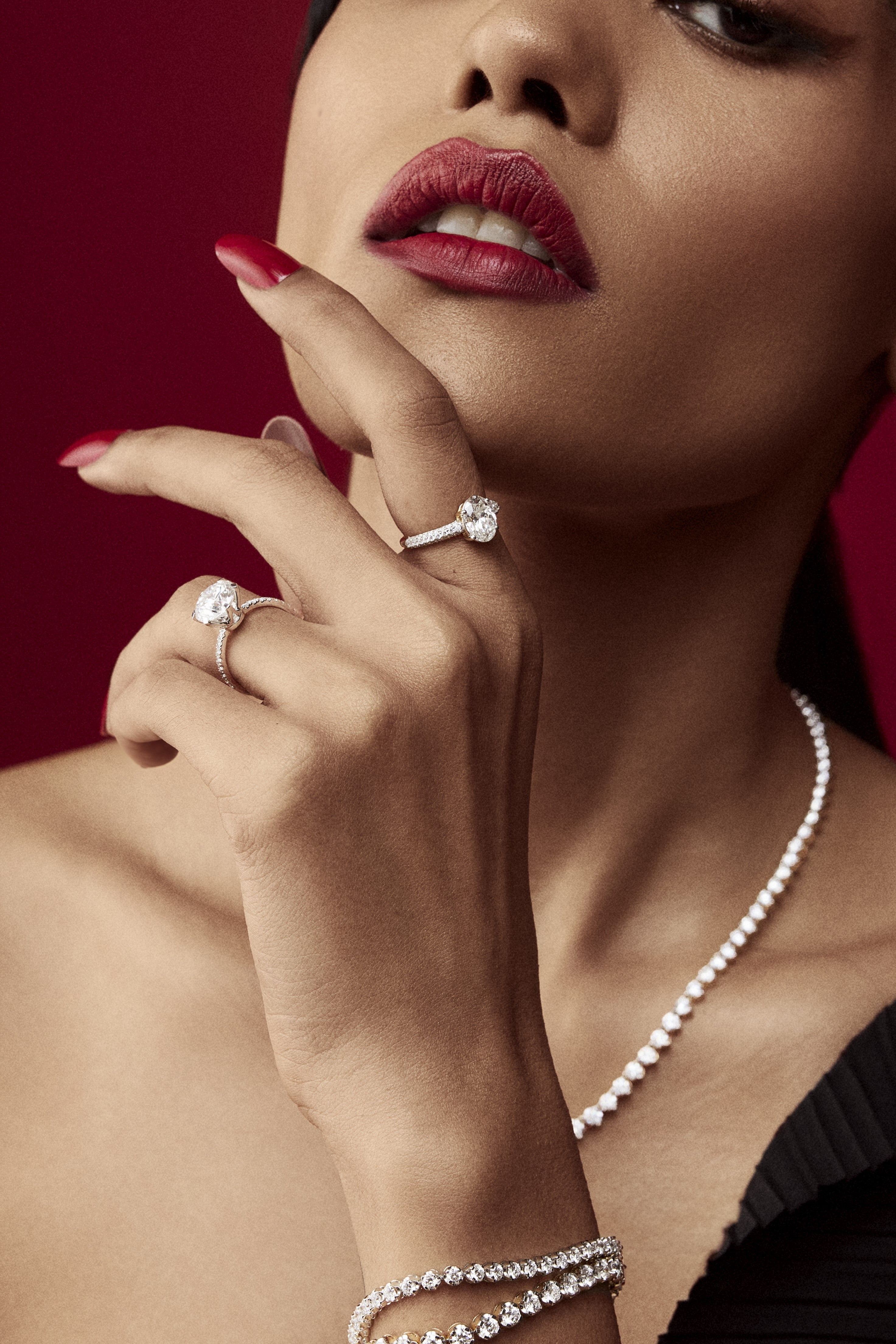 2 ct Oval Dome Pave Ring - House Of Quadri