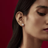 4 ct Conical Solitaire Studs