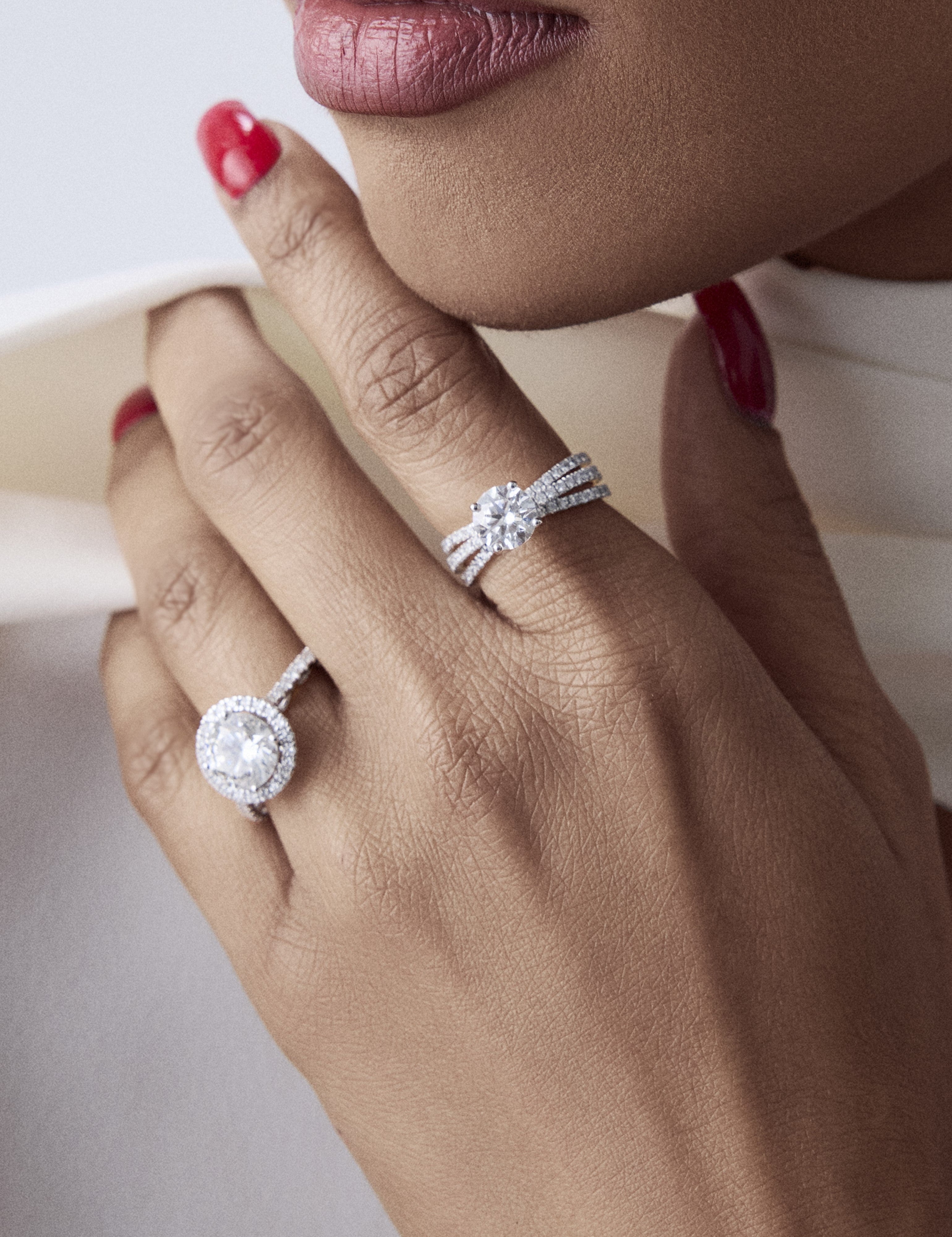 1.5 ct Triple Crossover Solitaire Ring - House Of Quadri