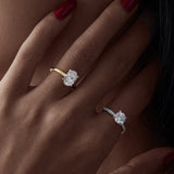 1.5 ct Solitaire Pave Ring - House Of Quadri