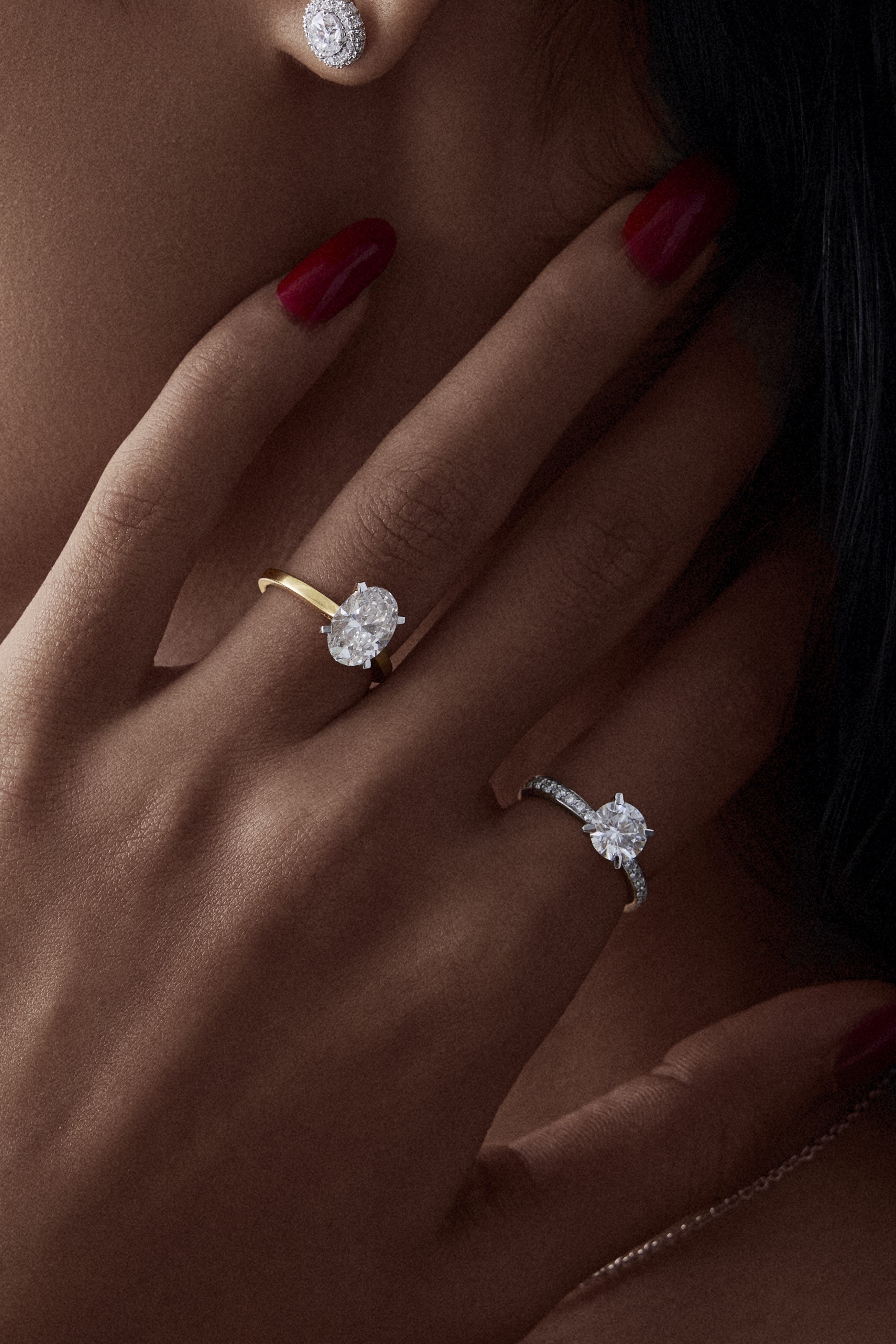 1.5 ct Solitaire Pave Ring - House Of Quadri