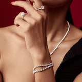 .15 Ct Crown Tennis Bracelet