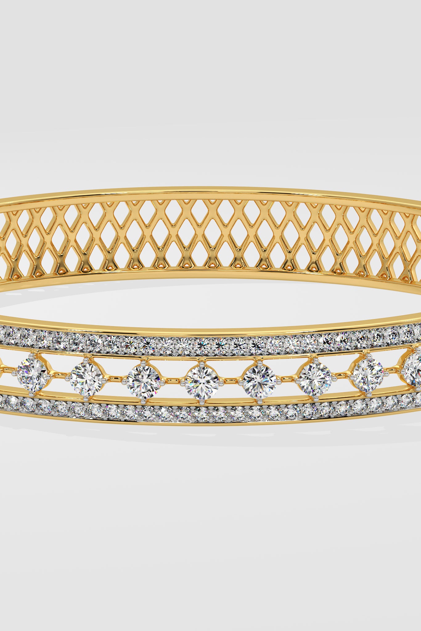 Intricate Trio Bangle