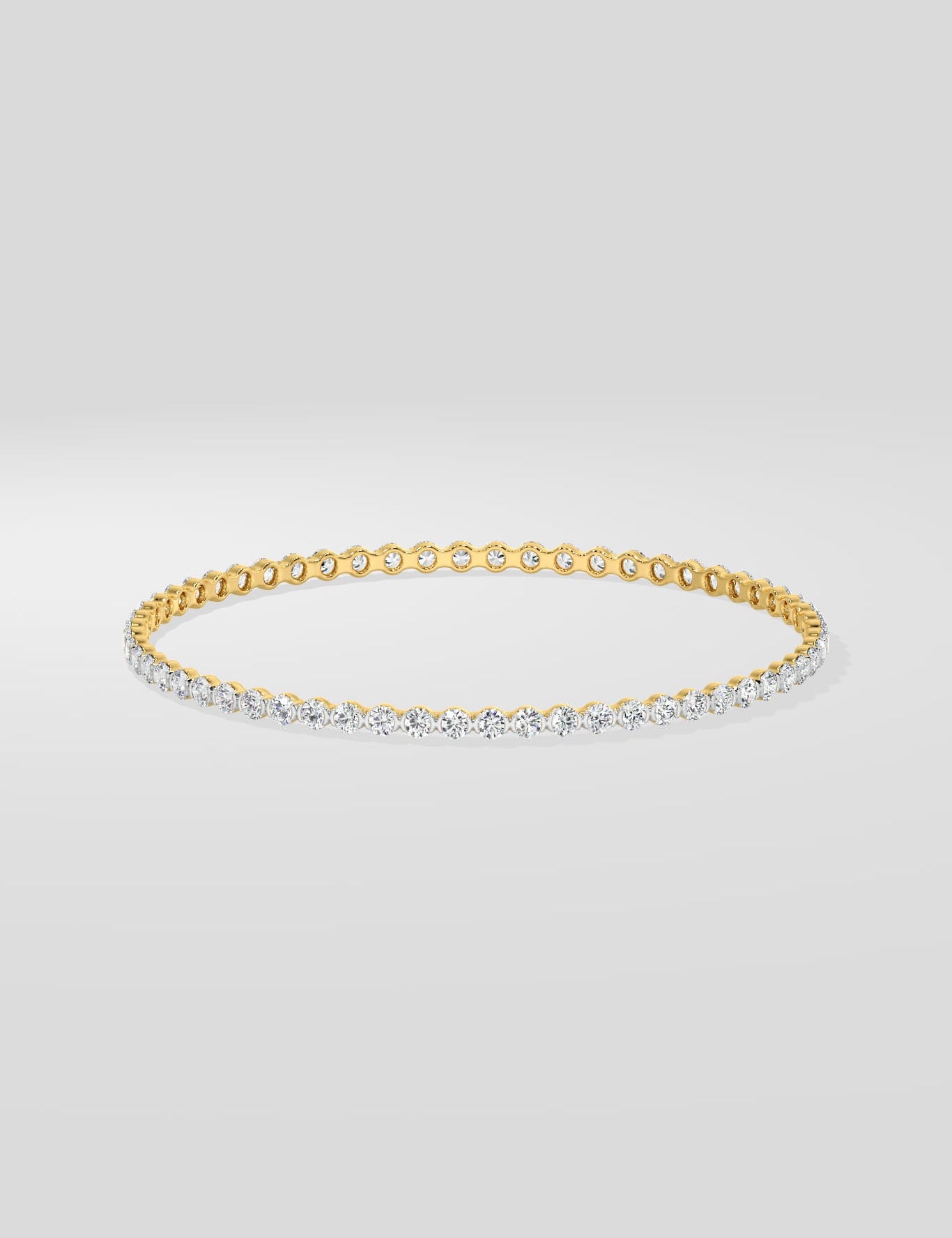 0.06 Ct Classic Bangle - House Of Quadri