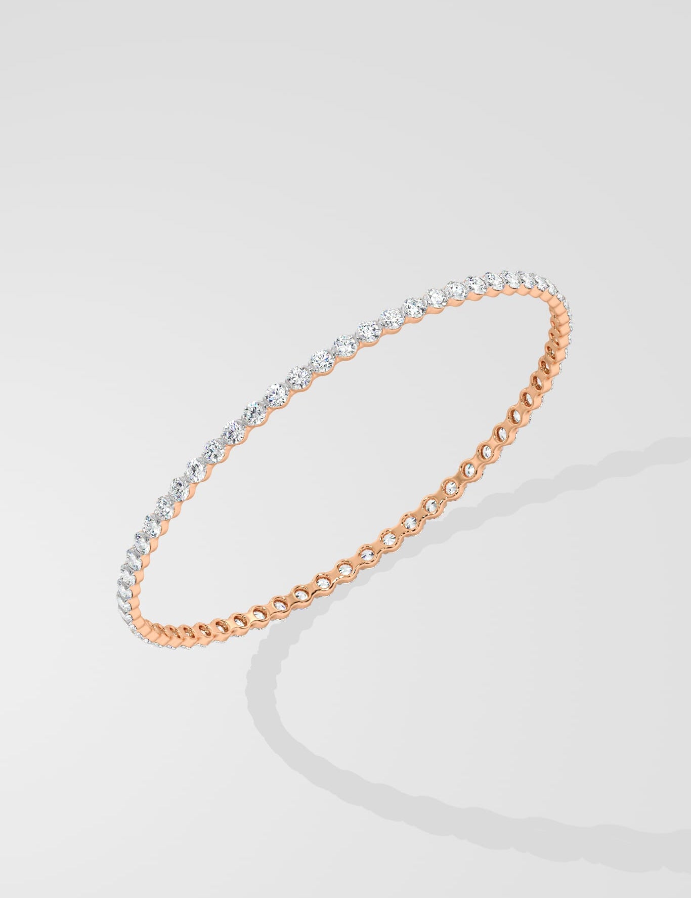 0.06 Ct Classic Bangle - House Of Quadri